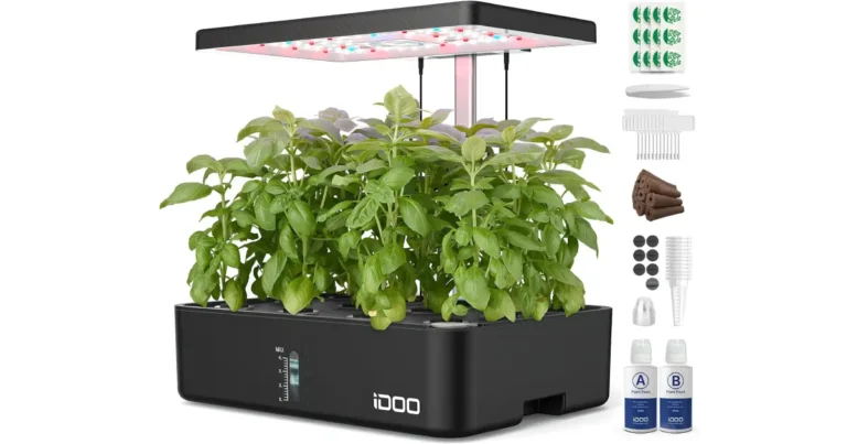 The iDOO Hydroponics Growing System for gardeners of all levels.